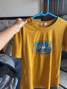 Yellow Graphic Print T-Shirt