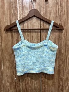 Cozy Knit Cropped Tank Top