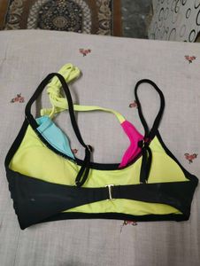 Colorblock Bikini Top