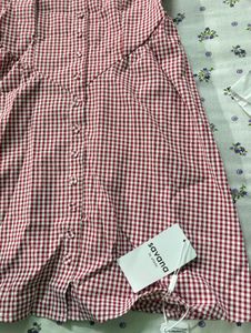 Savana cute gingham print dress ❣️