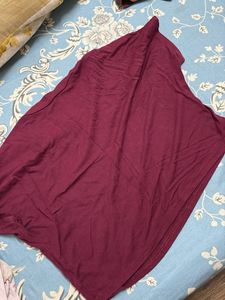 Maroon Basic Tee