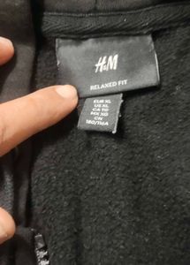 Black Zip-Up Hoodie