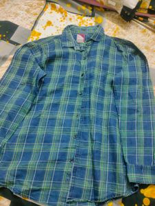 Men's Plaid Shirt &amp; Black Pants Set