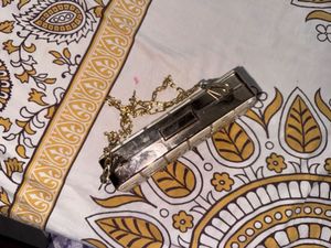 Unused  Vintage Mother-of-Pearl Clutch