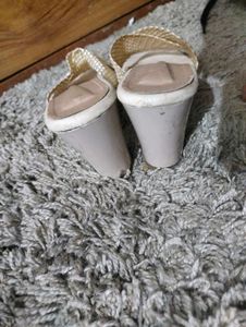 Stylish Woven Heeled Mules