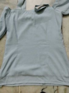 Stylish Cold Shoulder Bell Sleeve Top