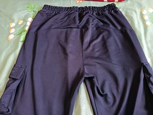 Navy Cargo Pants with Pockets