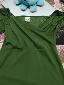 Elegant Green Long Sleeve Top