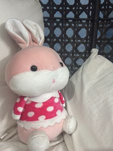 Cute Pink Bunny Plush Toy