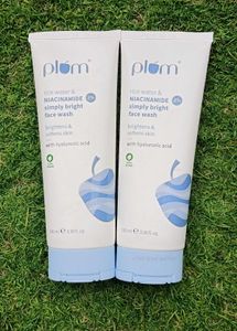 2 Plum Rice Water & Niacinamide Face Wash