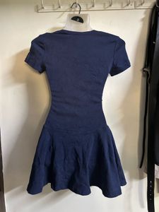 drop y2k🔥Tailored 🌟❤️‍🔥scoop neck Skater Dress