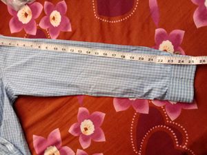Men's Blue Checkered Shirt