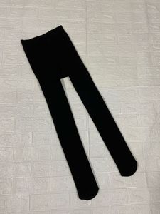 Black fleece leggings