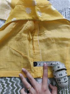 Beautiful Yellow Saree 🎉