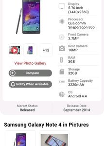 samsung galaxy note 4 sm-n910g Phone