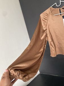 Stylish Brown Top - New with Tags!