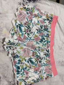 Floral Print Pajama Shorts