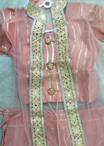 Lehnga Choli With Shrug For Girls