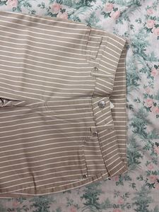 Striped Cropped Pants