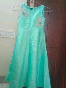Beautiful Aqua Girls Dress