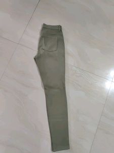 Olive green colour jeggings