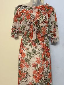 Pintrest Floral Print Maxi Dress