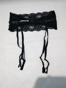 (173)Black Lace Garter Belt