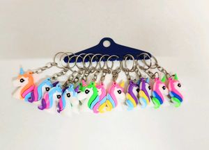 Cute Unicorn Keychains (Set of 12)