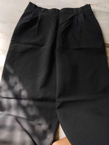 Classic Black Wide Leg Trousers