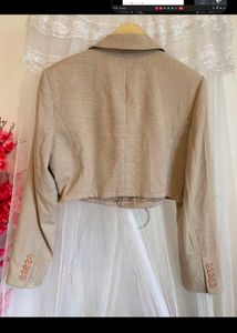 Women's Cropped Blazer Jacket