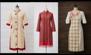 ( Set Of Three )Elegant Ethnic Kurtas