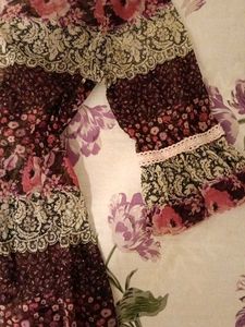 Boho Floral Bell Sleeve Blouse