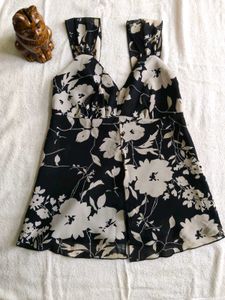 Chic Floral Print Tank Top