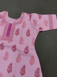 Pure Cotton Printed Kurti