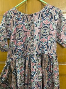 Paisley Print Maxi Dress