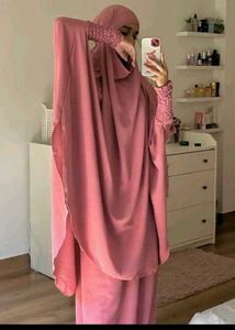 Soft Girl Muslimah Fit 🌷 3-Piece Jilbab Set