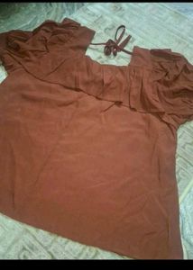 Stylish Ruffled Sleeve Top