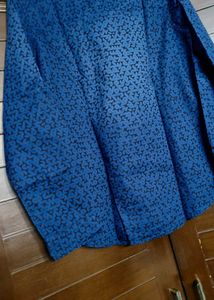 Lee Cooper Men Blue Patterned Long Sleeve Shirt