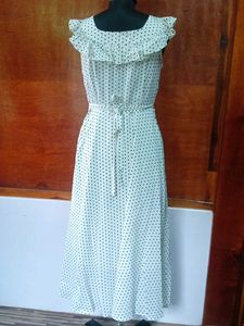 Chic Polka Dot Maxi Dress