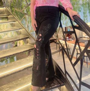Embellished Flare Jeans