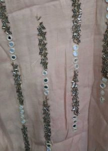 ELEGANT BEIGE EMBROIDERED KURTA SET WITH DUPATTA