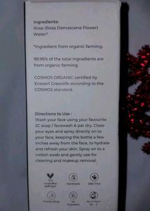 Juicy Chemistry Organic Rose Water with freebie