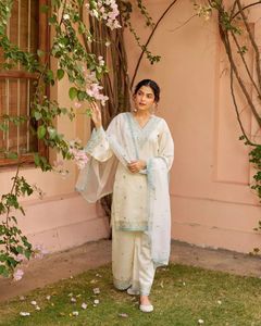 SPECIAL WHITE BULBUL SUIT SET ❣️