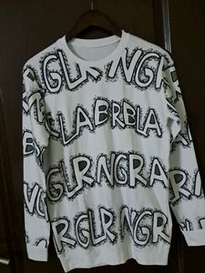 Statement Graphic Print Sweatshirt(Unused)