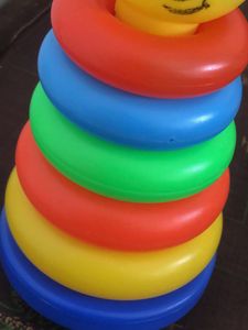 Classic Stacking Toy with Bear Head