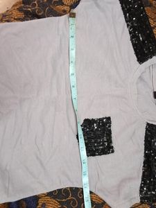 Crop Top With Sequence Work