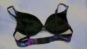Boho Leaf Print Bikini Top