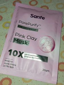 Sanfe Pink Clay Mask - PorePurify