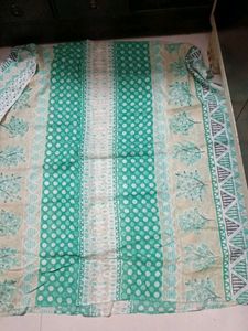 Green Polka Dot Kurta Set