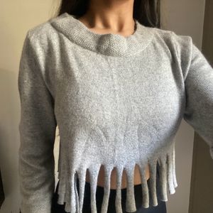 M&amp;S Pure Cashmere Wool Crop Sweater